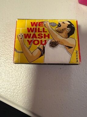 We Will Wash You Yellow Novelty Hand Soap Bar - Bright Yellow Scented Soap